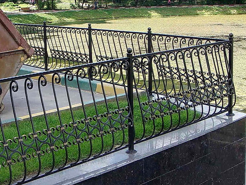 Кованая ограда и заборы N 5004