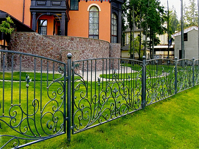 Кованая ограда и заборы N 5012