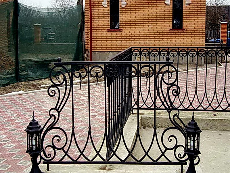 Кованая ограда и заборы N 5015