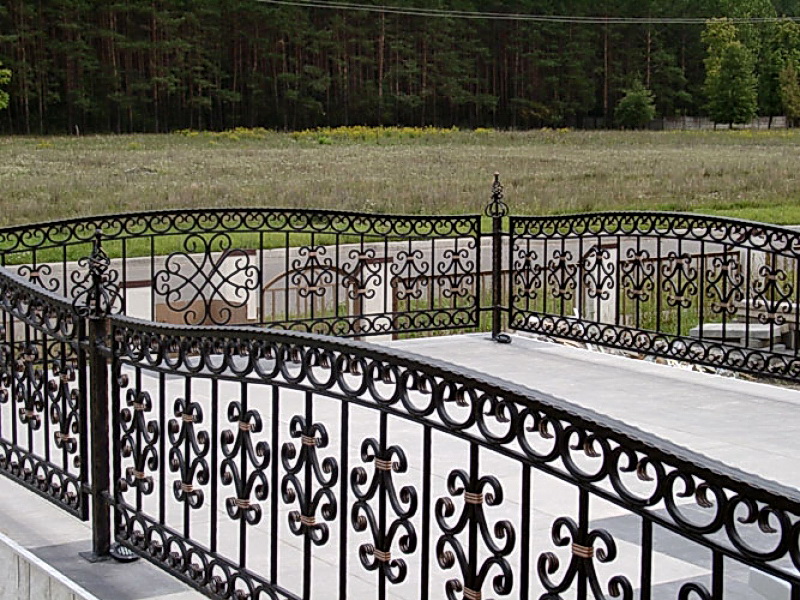 Кованая ограда и заборы N 5018