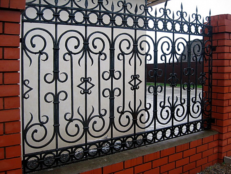 Кованая ограда и заборы N 5019