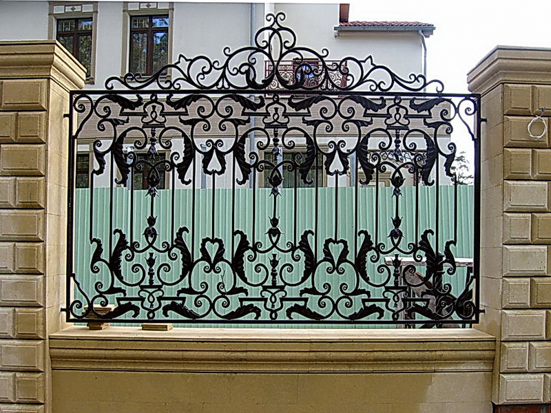 Кованая ограда и заборы N 5024
