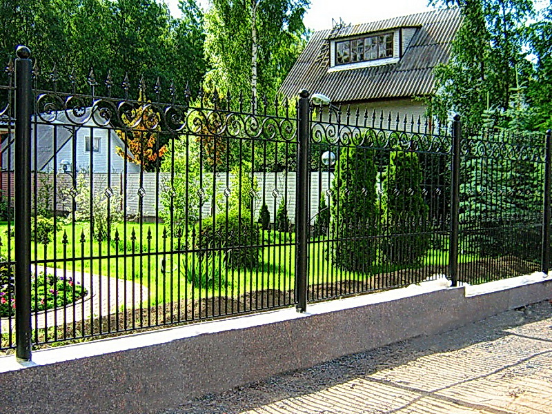 Кованая ограда и заборы N 5025
