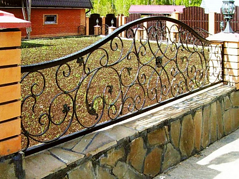Кованая ограда и заборы N 5031