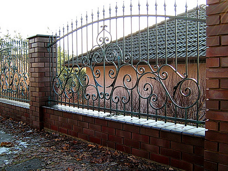 Кованая ограда и заборы N 5033