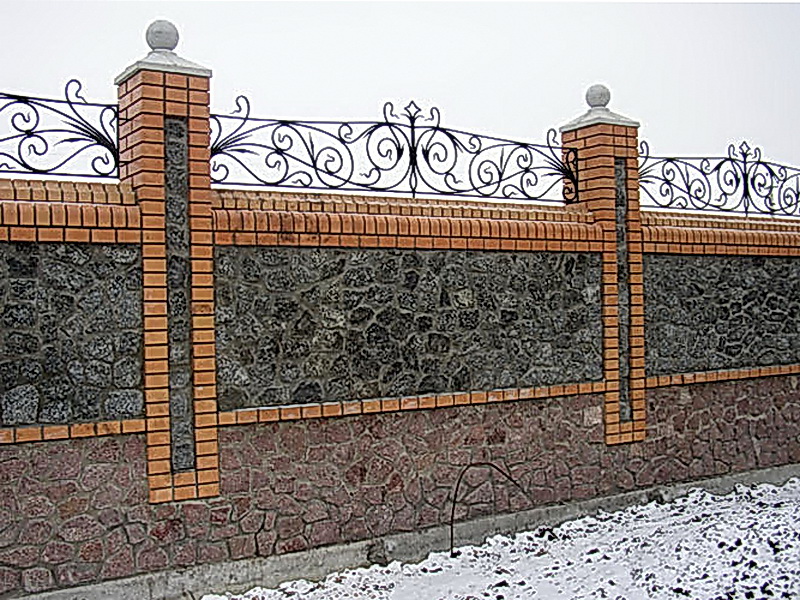 Кованая ограда и заборы N 5035