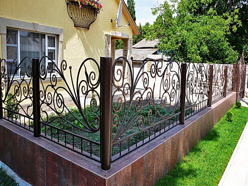 Кованая ограда и заборы N 5038
