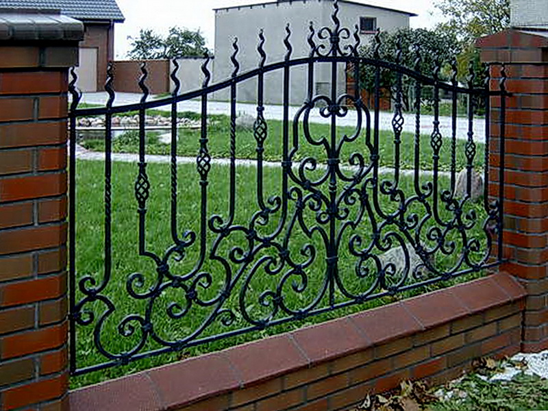 Кованая ограда и заборы N 5039