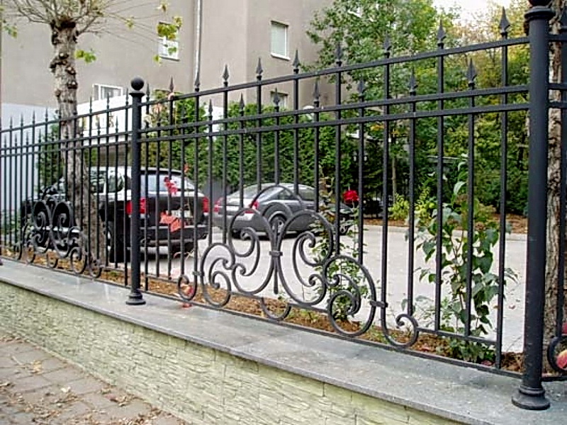 Кованая ограда и заборы N 5041