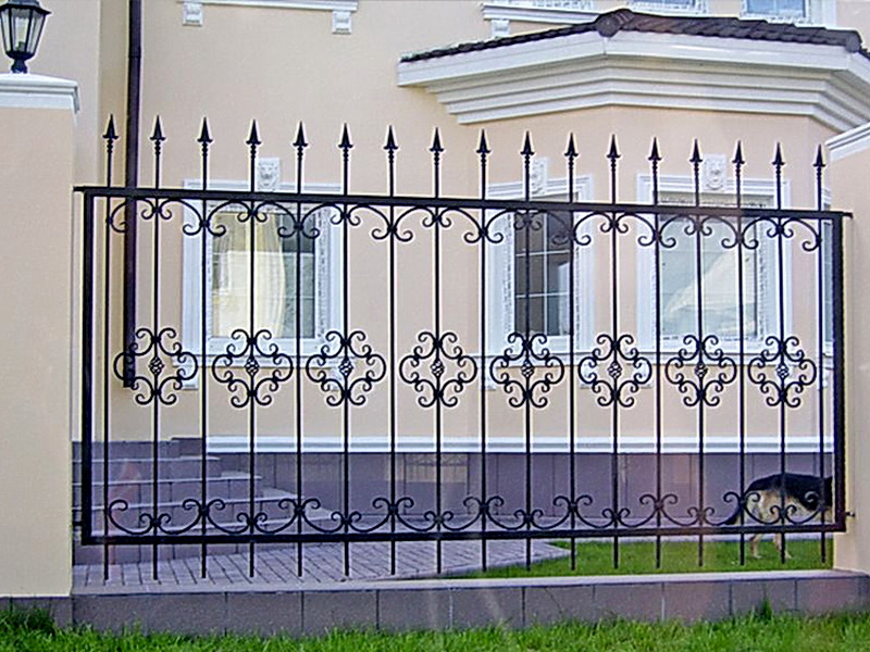Кованая ограда и заборы N 5047