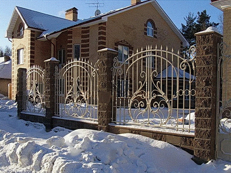 Кованая ограда и заборы N 5052