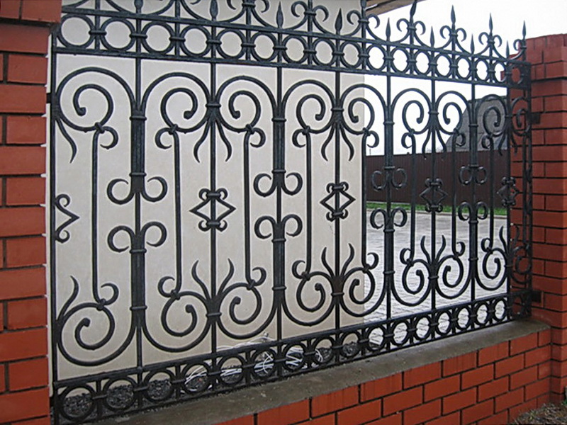 Кованая ограда и заборы N 5059