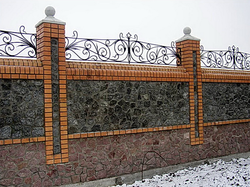 Кованая ограда и заборы N 5065