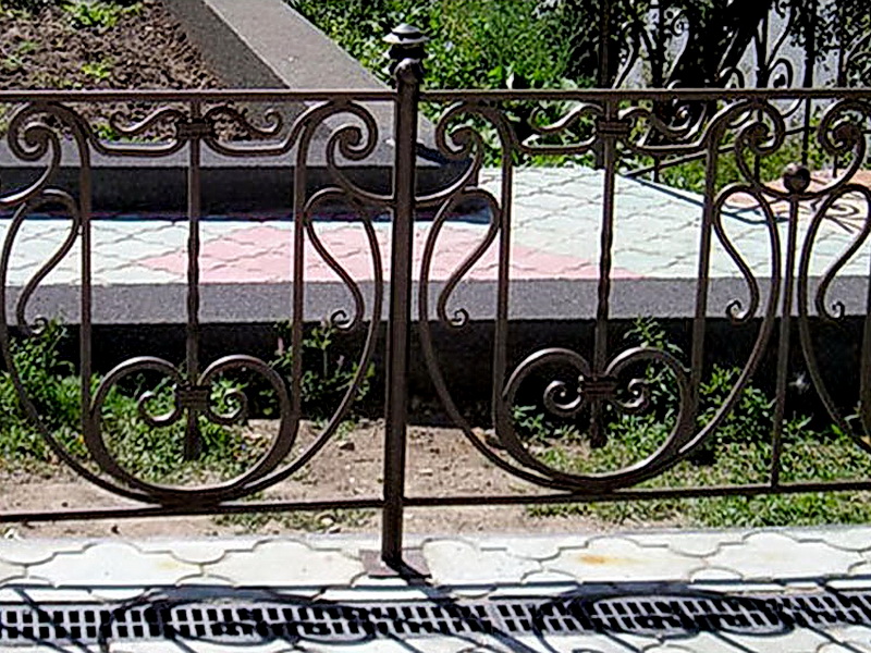 Кованая ограда и заборы N 5066