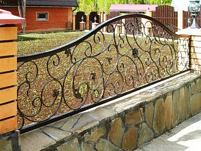 Кованая ограда и заборы N 5067