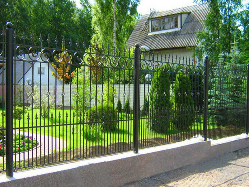 Кованая ограда и заборы N 5071