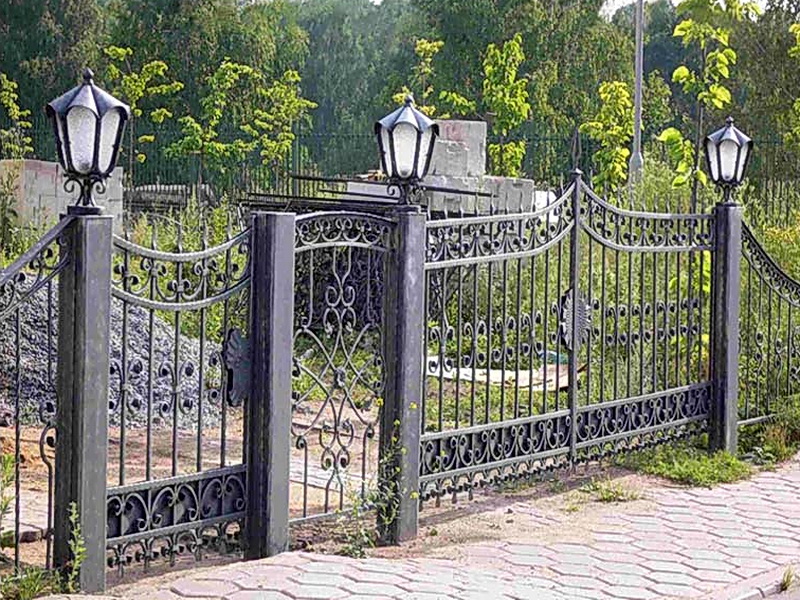 Кованая ограда и заборы N 5076