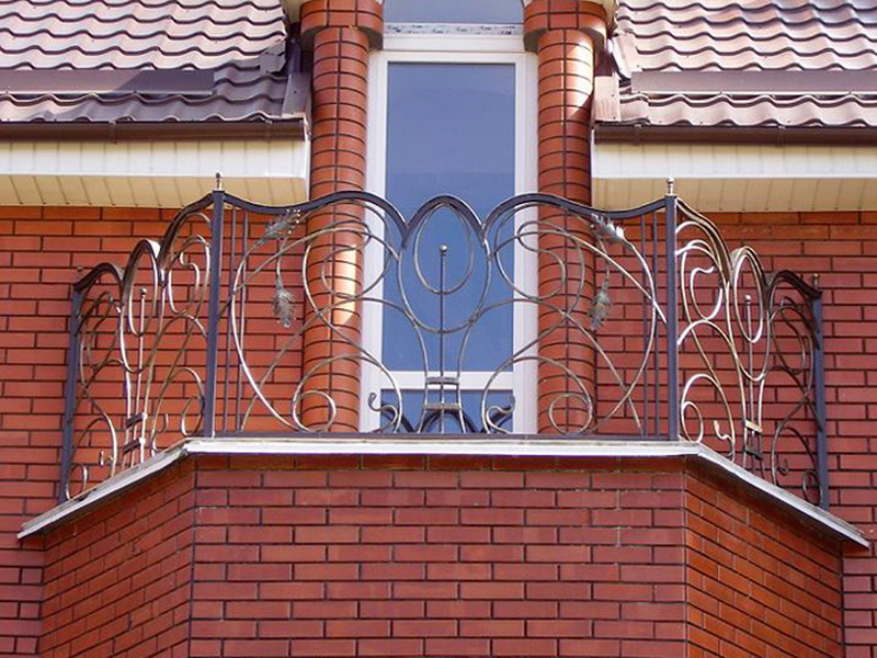 Кованые балконные ограждения N 4011