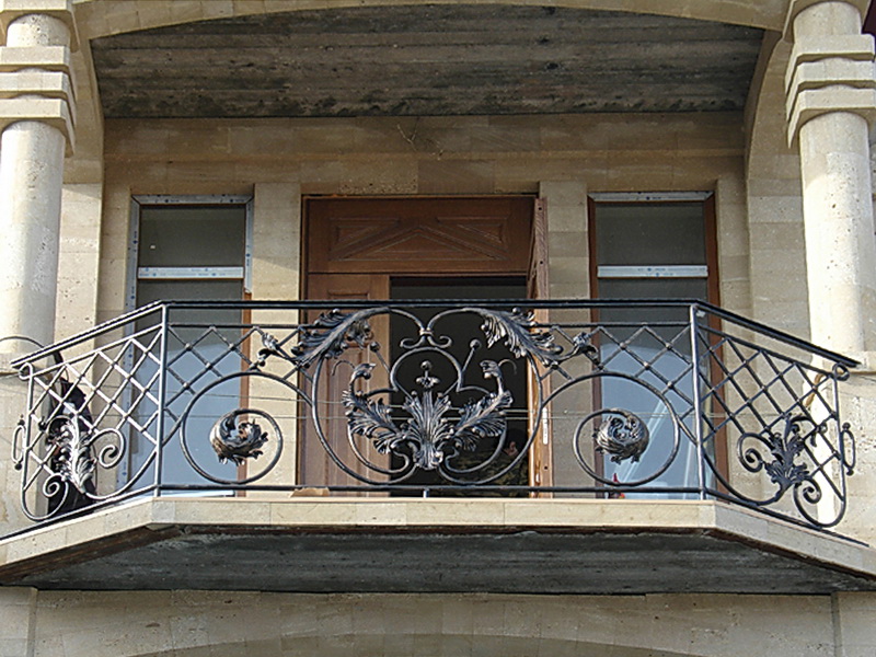 Кованые балконные ограждения N 4012