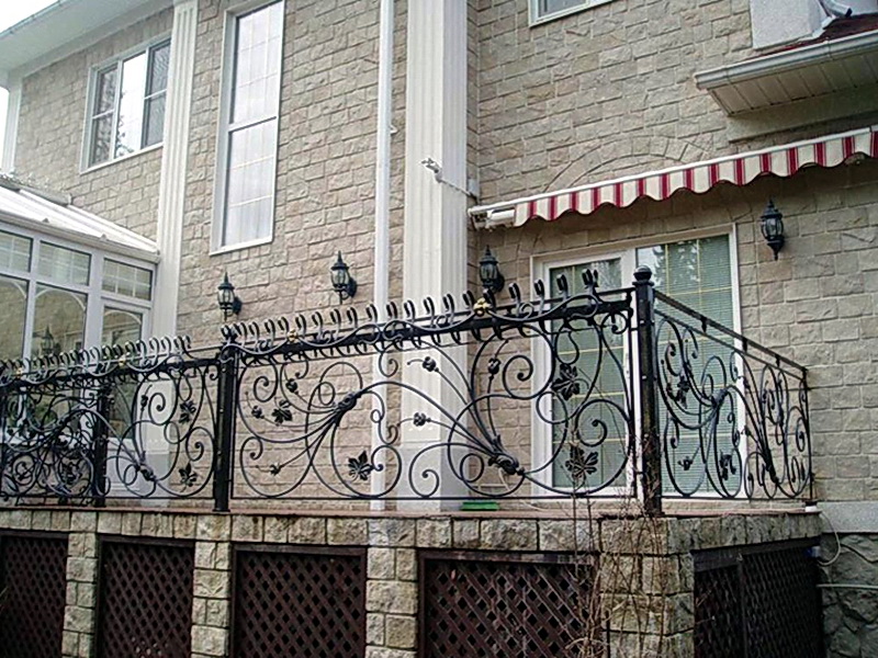 Кованые балконные ограждения N 4019