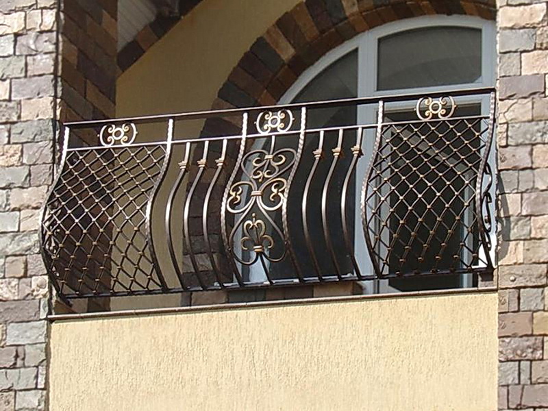 Кованые балконные ограждения N 4025