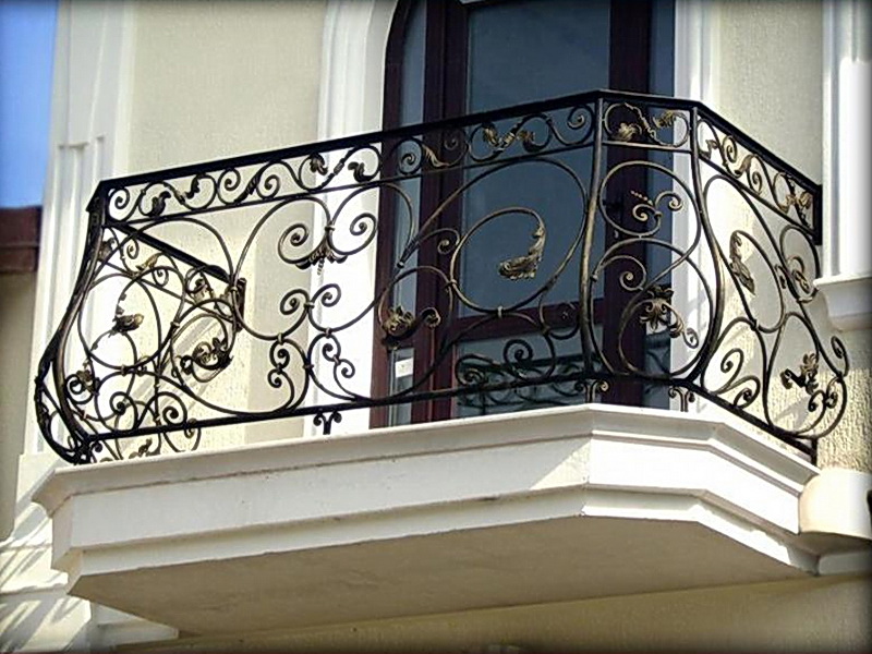 Кованые балконные ограждения N 4028