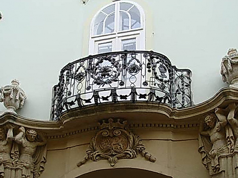 Кованые балконные ограждения N 4037