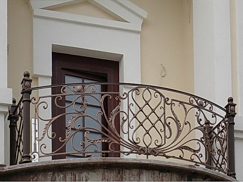 Кованые балконные ограждения N 4054