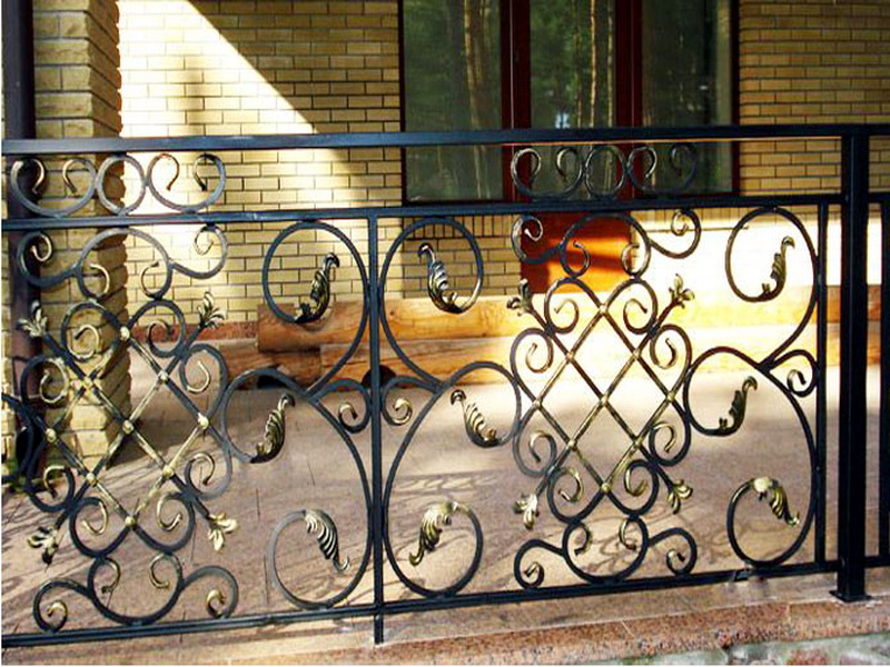 Кованые балконные ограждения N 4057