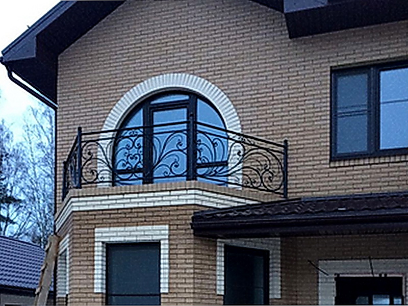 Кованые балконные ограждения N 4076