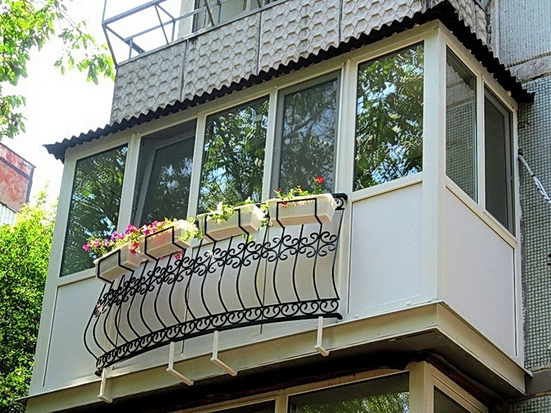 Кованые балконные ограждения N 4085