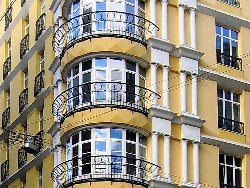 Кованые балконные ограждения N 4086