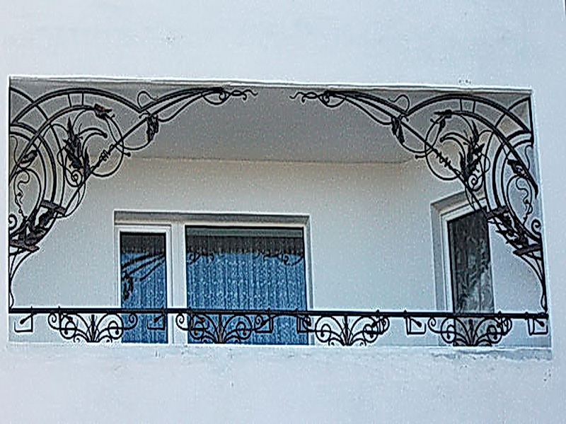 Кованые балконные ограждения N 4092