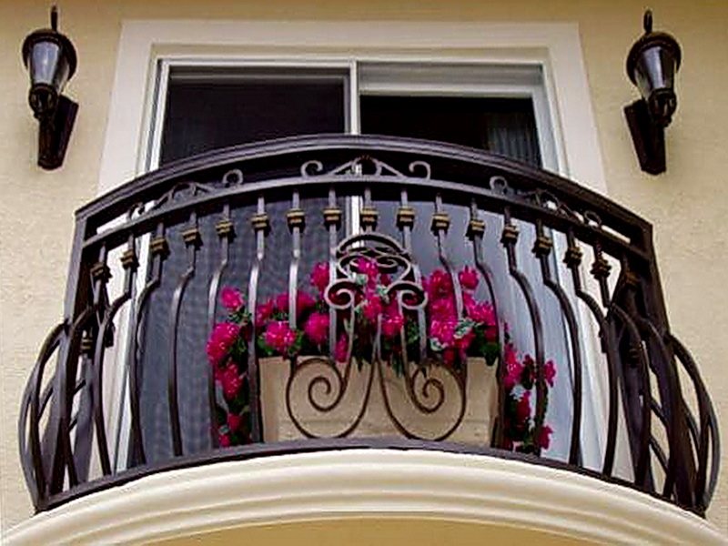 Кованые балконные ограждения N 4101