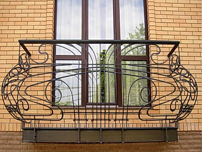 Кованые балконные ограждения N 4105