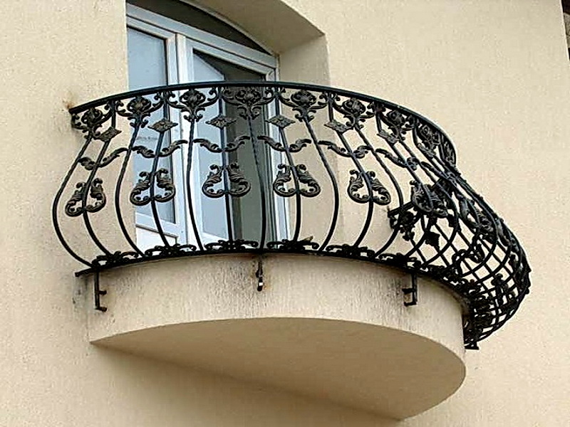 Кованые балконные ограждения N 4113