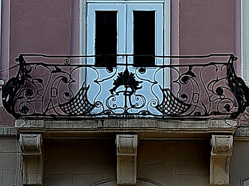 Кованые балконные ограждения N 4119