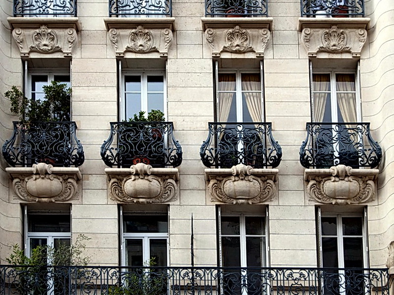 Кованые балконные ограждения N 4120