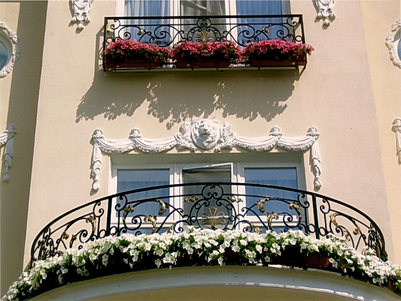 Кованые балконные ограждения N 4129