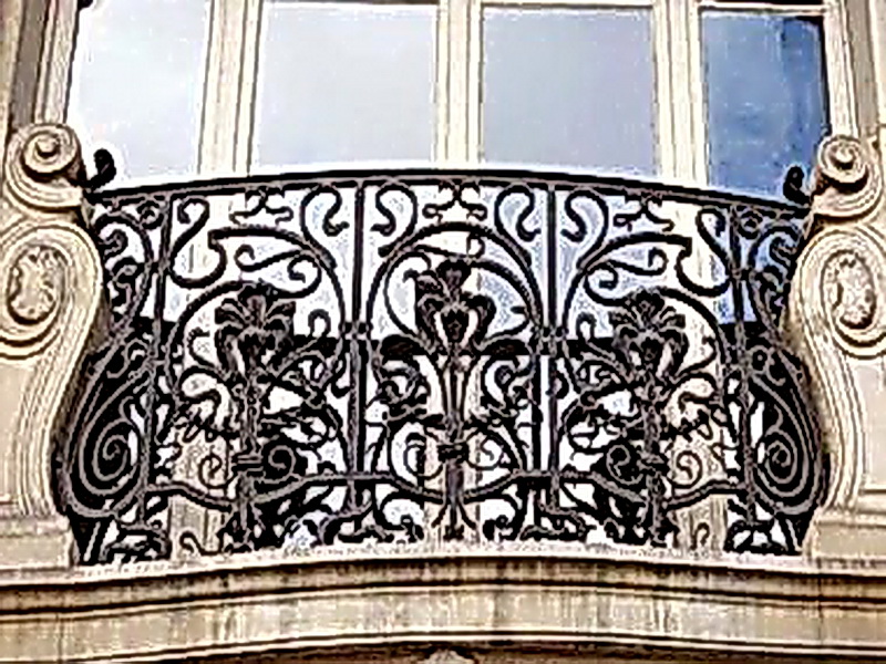 Кованые балконные ограждения N 4132