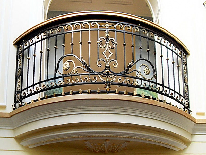 Кованые балконные ограждения N 4145