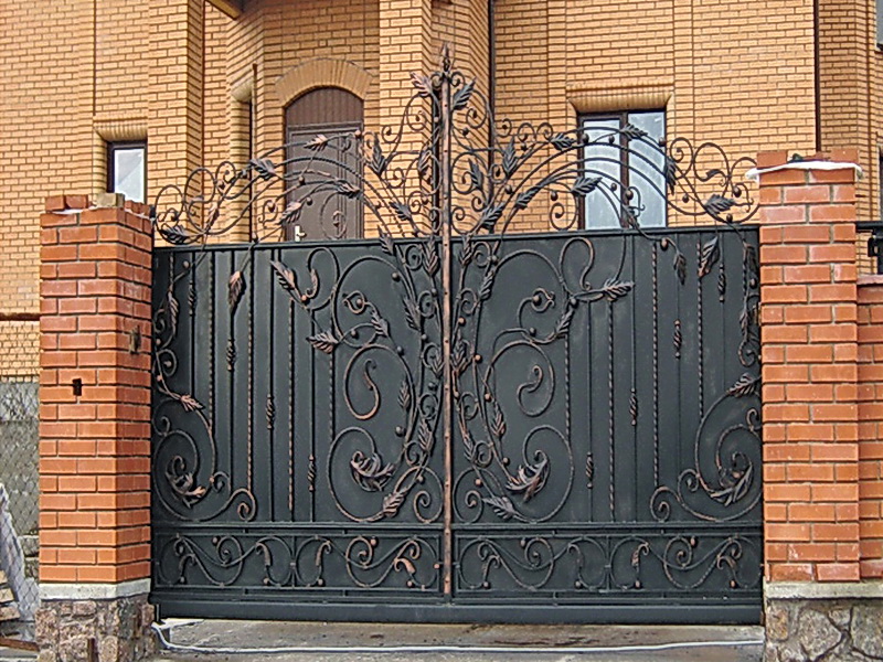Кованые ворота N 1048
