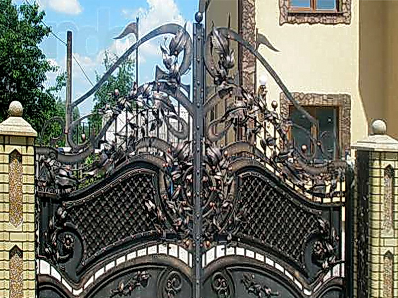 Кованые ворота N 1052