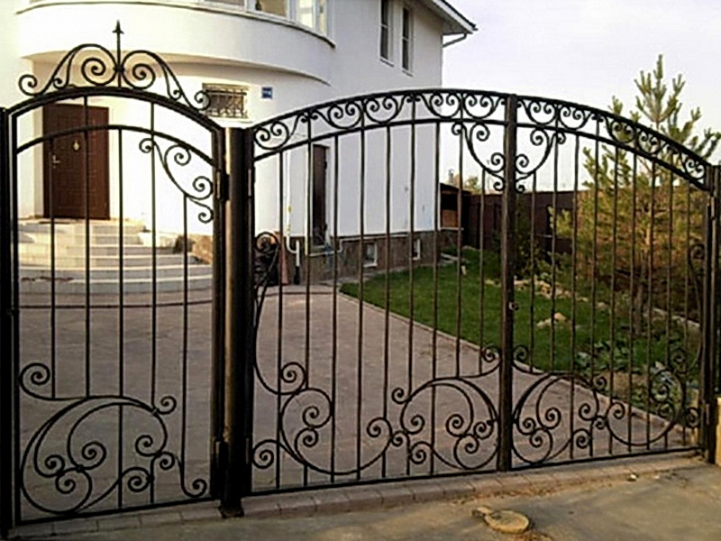 Кованые ворота N 1057