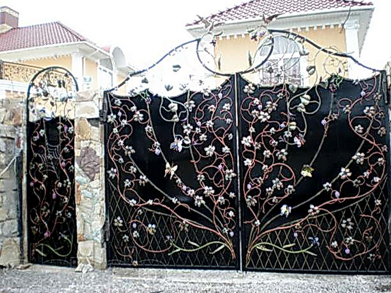 Кованые ворота N 1059