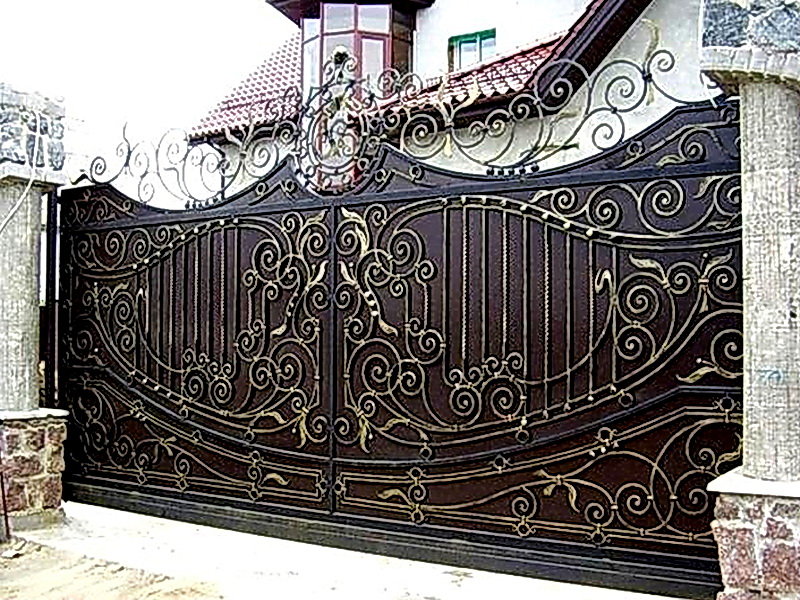 Кованые ворота N 1061