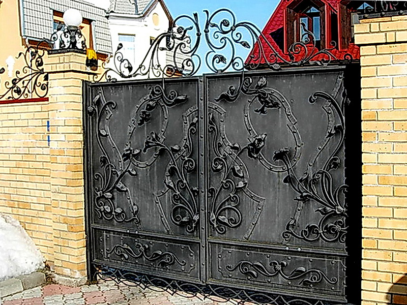 Кованые ворота N 1069