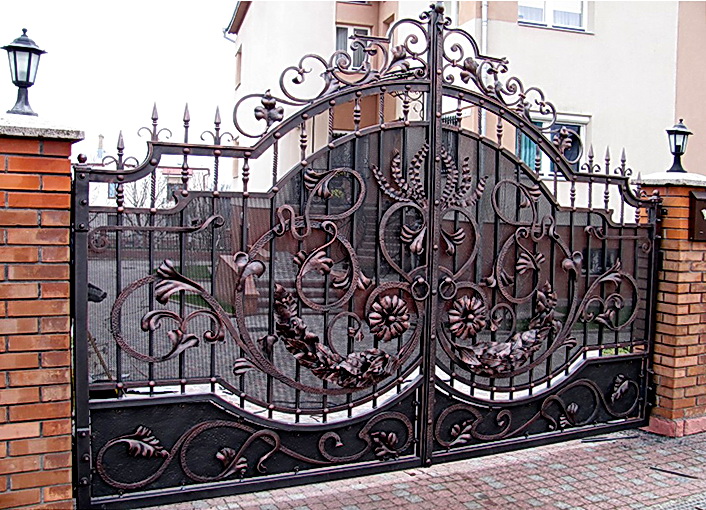 Кованые ворота N 1079