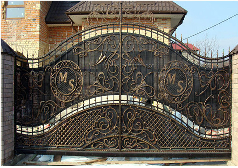 кованные откатные ворота в Москве и области